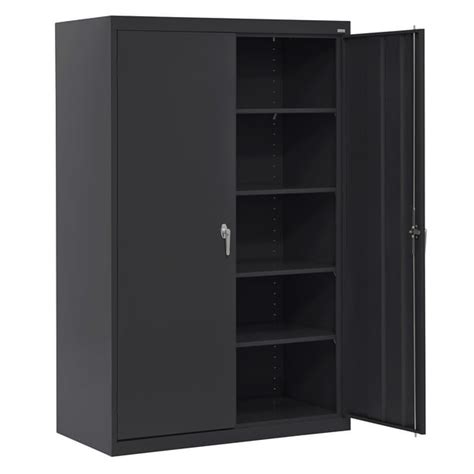 steel shelving locking display cabinets|black metal storage cabinet with lock.